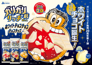 ガリガリ君リッチシリーズ20周年第1弾! ホワイトチョコアイス×ホワイトチョコかき氷×ホワイトチョコチップ、ホワイトトリプルアクセル! 「ガリガリ君リッチホワイトチョコチョコチョコチップ」 2026年1月13日(火)より全国発売