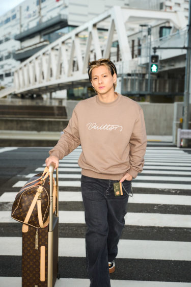 ルイ·ヴィトン 平野紫耀のルイ·ヴィトンを着用したエアポートスタイル